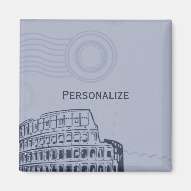 Imán Sapphire Roman Magnet (Frente)