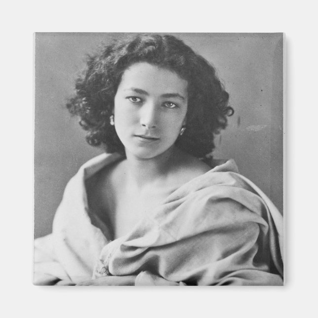 Imán Sarah Bernhardt disfrazada, c.1860 (Frente)