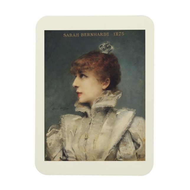 Imán Sarah Bernhardt, Louise Abbéma Art (Vertical)