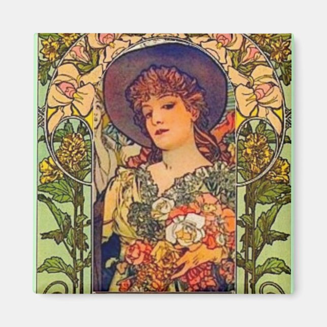 Imán Sarah Bernhardt Tosca. (Frente)