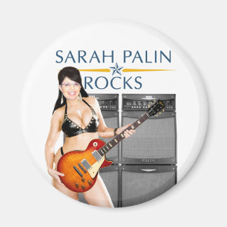 Imán Sarah Palin Rocks Magnet