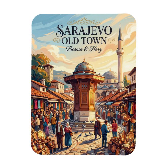 Imán Sarajevo casco antiguo Bosnia & Herz. (Vertical)