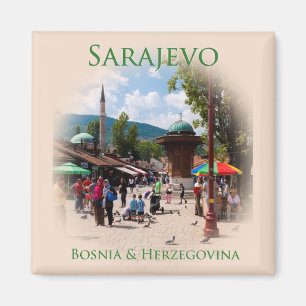 Imán Sarajevo: Plaza del pichón en el viejo bazar