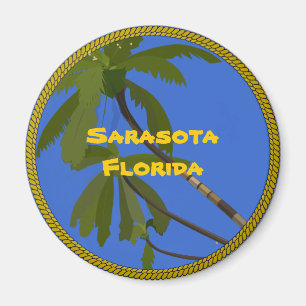Imán Sarasota, Florida palmeras tropicales