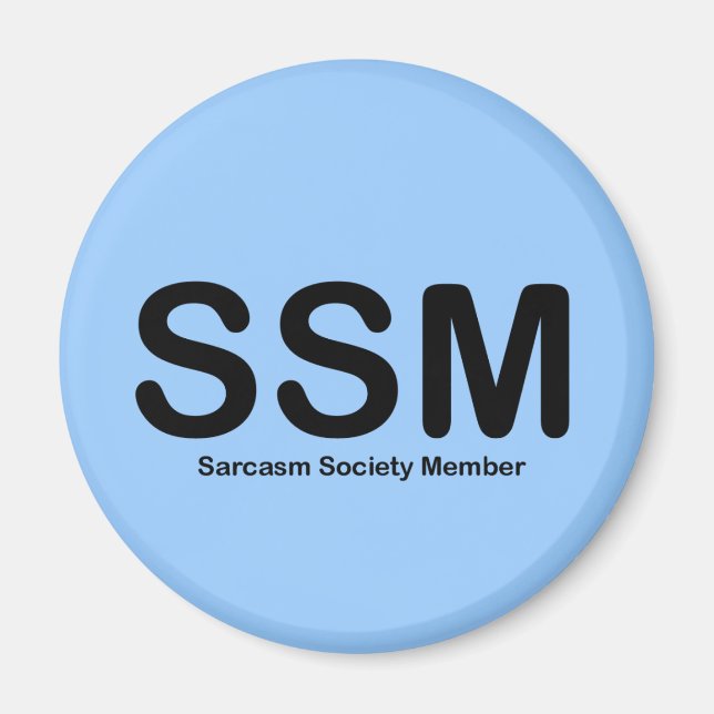 Imán Sarcasm Magnet (Frente)