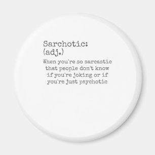 Imán Sarcasmo sarcástico o psicótico