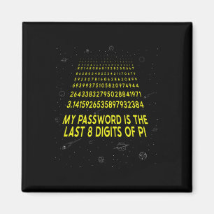 Imán Sarcástico De Pi Day Mi Palabra Es Los Últimos 8 D