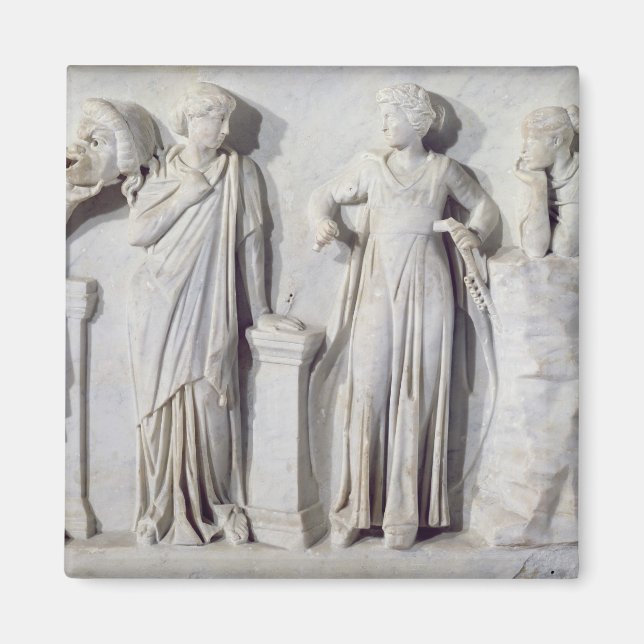 Imán Sarcófago de las musas 2 (Frente)