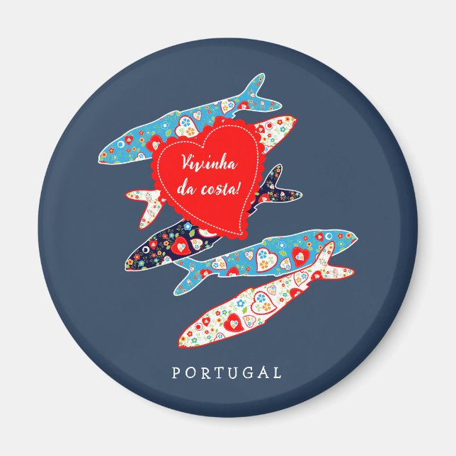 Imán Sardinas de Portugal (Frente)