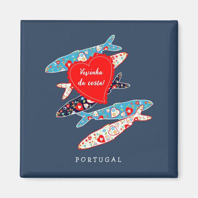 Imán Sardinas de Portugal (Frente)