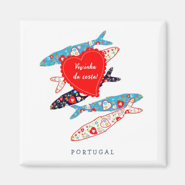 Imán Sardinas de Portugal (Frente)