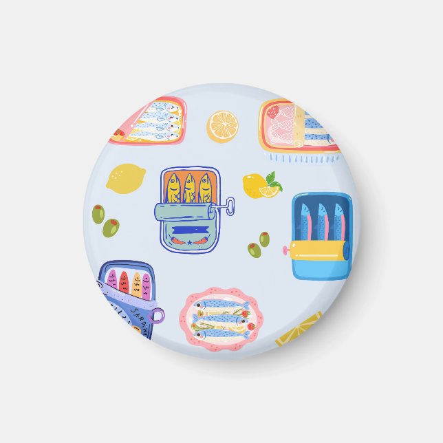 Imán Sardinas y Limones (Frente)