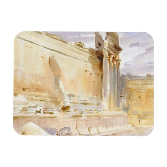 Imán Sargento John Singer - Templo de Bacchus, Baalbek (Horizontal)