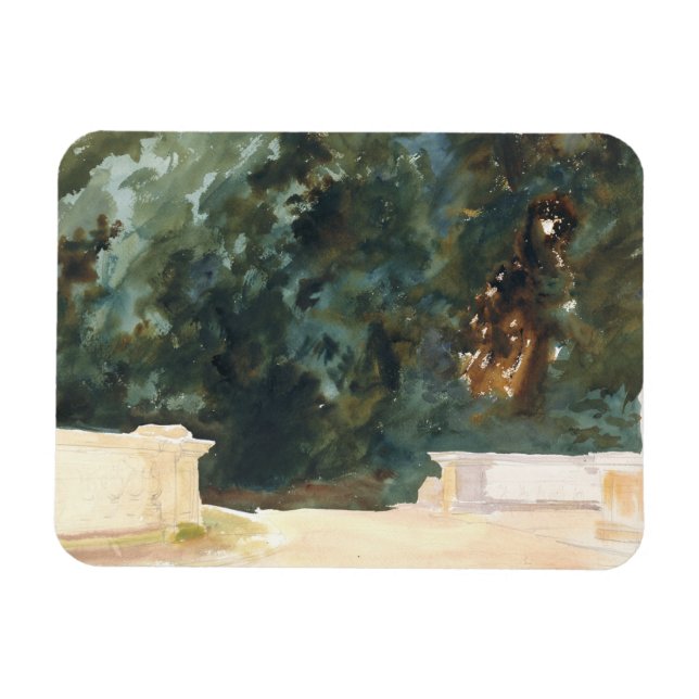 Imán Sargento John Singer - Terraza y jardines (Horizontal)