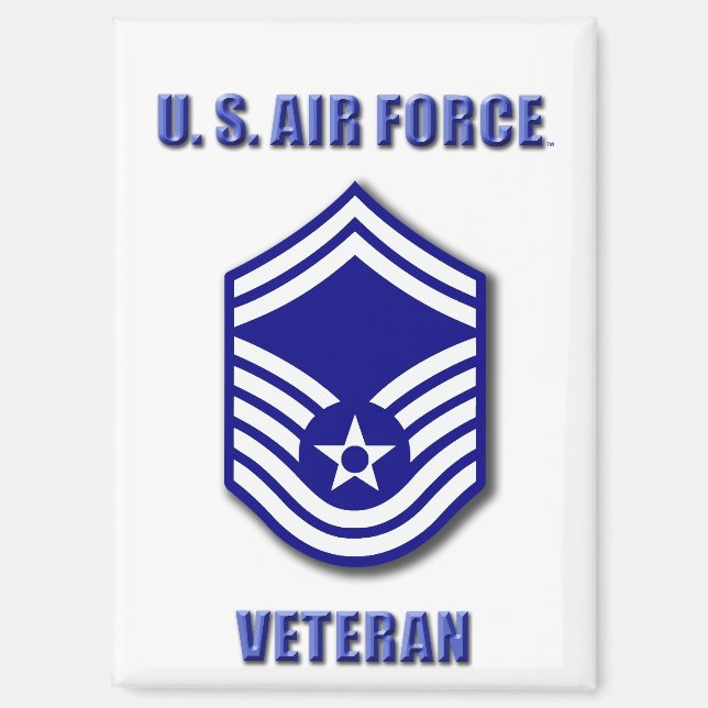 Imán Sargento Mayor Jefe de la USAF Magnet (Anverso)