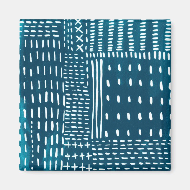 Imán Sashiko Stitches (Frente)