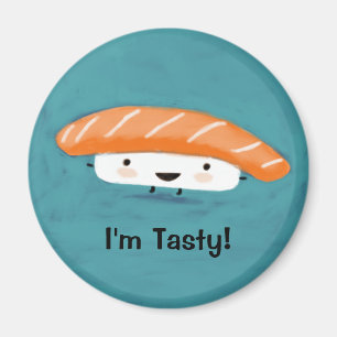 Imán Sashimi de los salmones de Kawaii