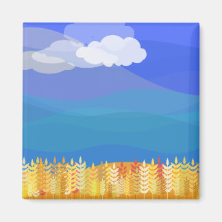 Imán Saskatchewan wheat art