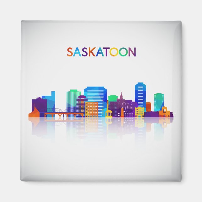 Imán Saskatoon Magnet (Frente)