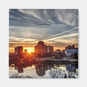 Imán Saskatoon Sunset
