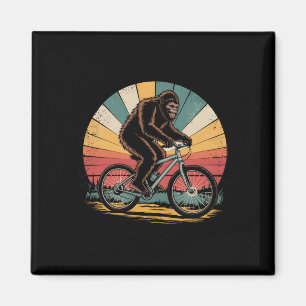 Imán Sasquatch Bicicleta De Montaña Divertida Mtb En Bi