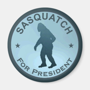 Imán Sasquatch Para Presidente