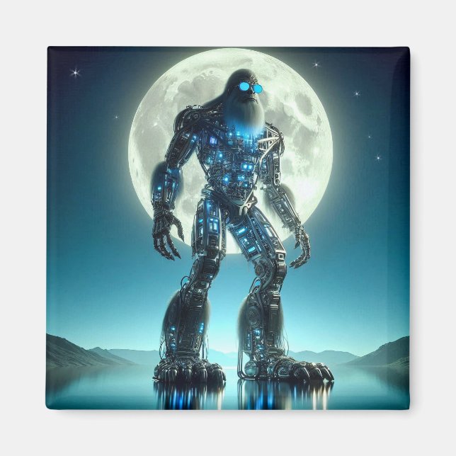 Imán Sasquatch Robot (Frente)