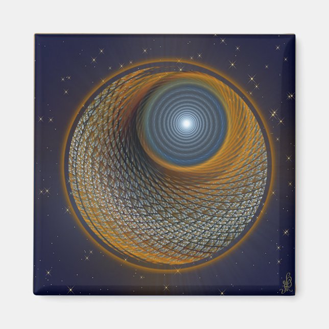 Imán Sassafras Beaver Moon (Frente)