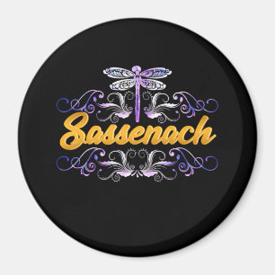 Imán Sassenach Outlander Blue Dragonfly