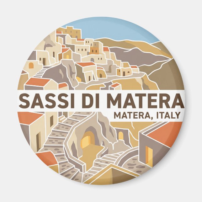 Imán Sassi di Matera Italia (Frente)