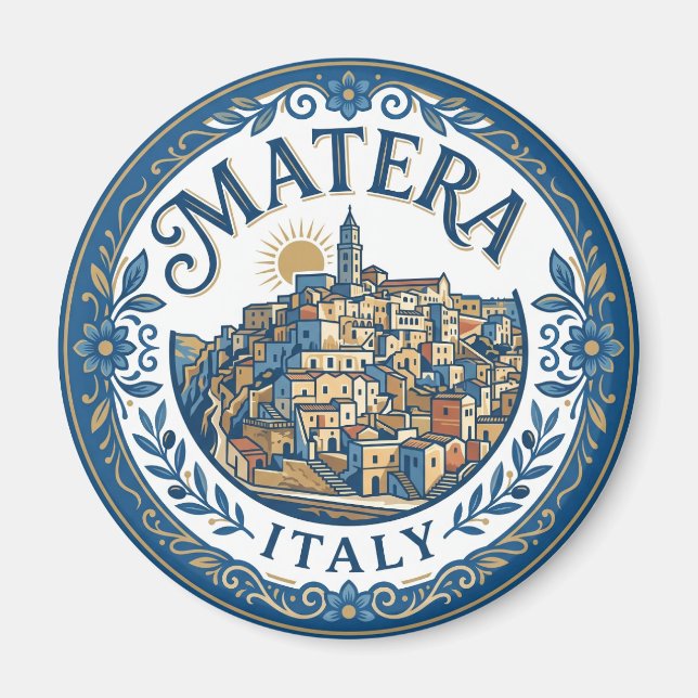 Imán Sassi di Matera Italia (Frente)