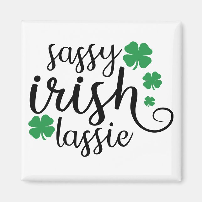 IMÁN SASSY IRISH LASSIE MAGNET (Frente)