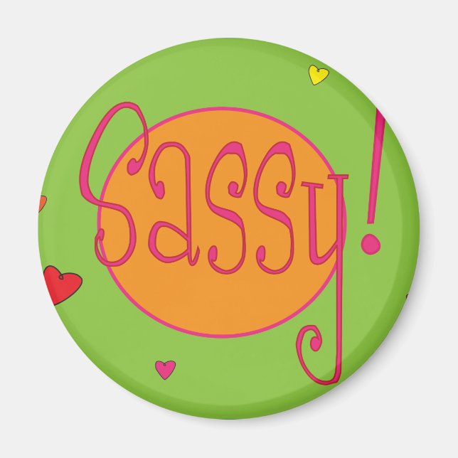 Imán Sassy Magnet (Frente)
