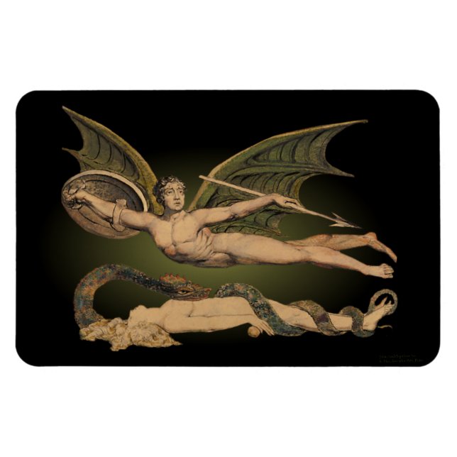 Imán Satan y Eve Flex Magnet 4x6 (Horizontal)
