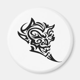 Imán Satanás de tatuaje tribal para el diablo