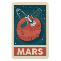 Satélite de galaxia Mars Retro