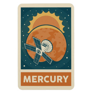 Imán Satélite de galaxia Mercury Retro