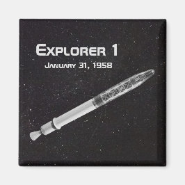 Imán Satélite Explorer 1