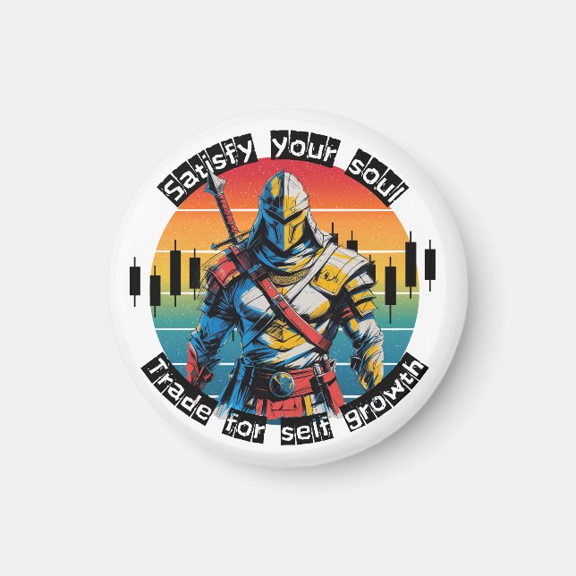 Imán Satisfy | Trade motivation | Fantasy Design (Frente)