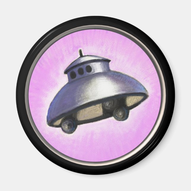 Imán Saucer volador (borde del marco) (Frente)