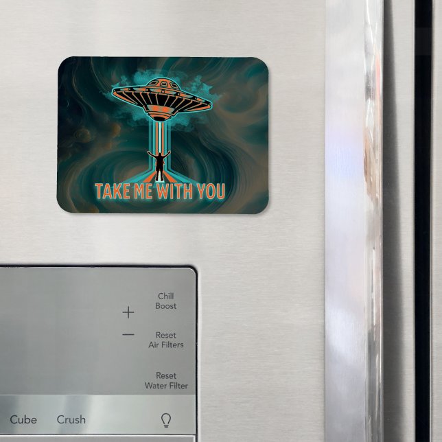 Imán Saucer volador de estilo de los años 60 (Subido por el creador)