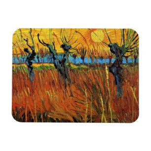 Imán Sauces al atardecer,Vincent van Gogh