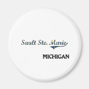 Imán Sault Ste Clásico de la ciudad de Marie Michigan