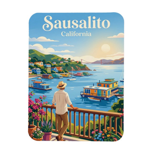 Imán Sausalito EE. UU. (Vertical)
