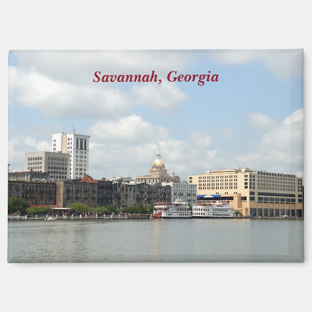 Imán Savannah, frente al río Georgia (Anverso)