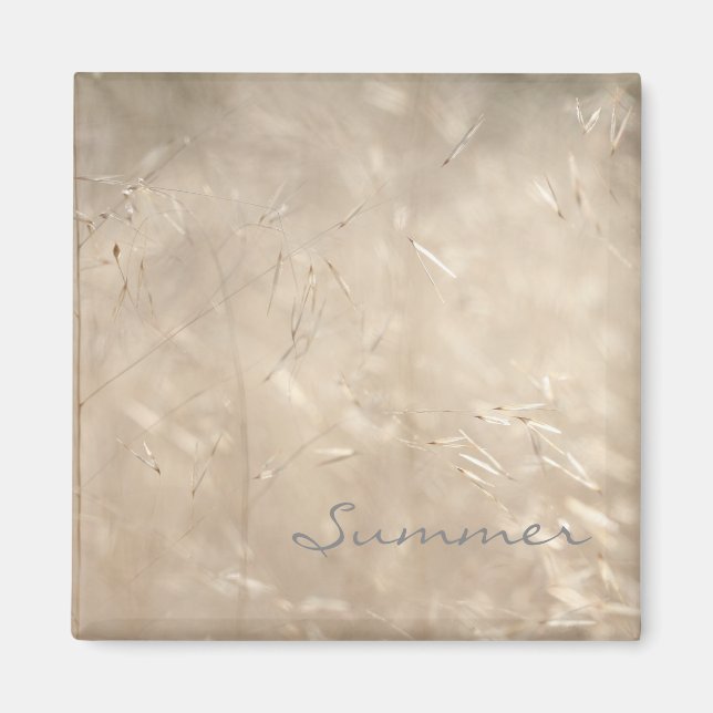 Imán Savannah Golden Grass Summer Magnet (Frente)