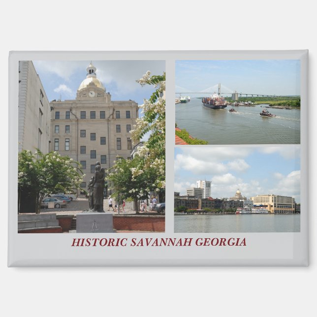 Imán Savannah histórica, Georgia (Anverso)