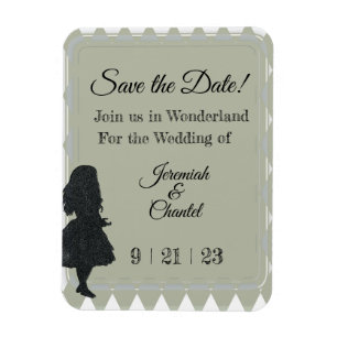 Imán Save Date Vintage Sage Green Alicia Maravilla