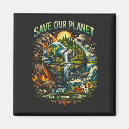 Imán Save Our Planet