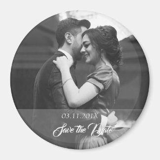 Imán Save the date Fotomagneet met datum en foto